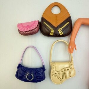 Barbie My Scene & Others Fashion Fever Purse Lot Of 4 Y2K Style Chunky Glitter